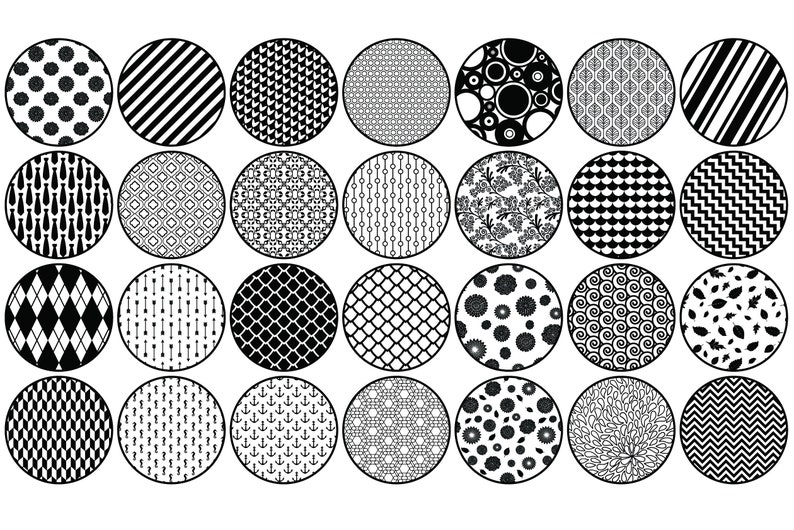 75 Circle Patterns SVG Bundle Background Pattern SVG Cut | Etsy