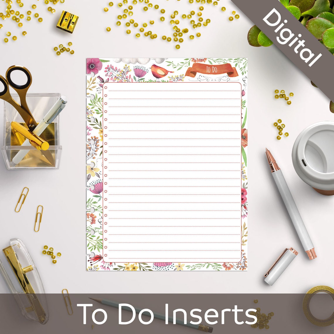 Happy Planner To Do List Printable Pages Checklist Checkbox | Etsy