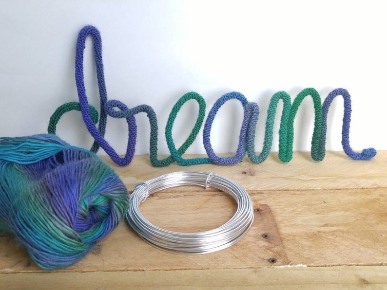 Wire Words Wire Word Art Word Wall Art Yarn Wire Words Etsy