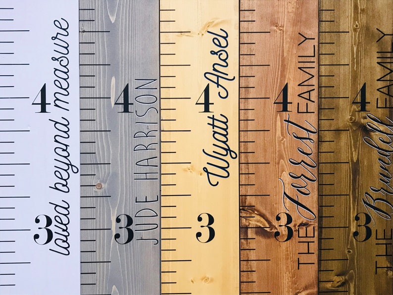Growth Chart Measuring Stick for Kid Height Chart Ruler Etsy
