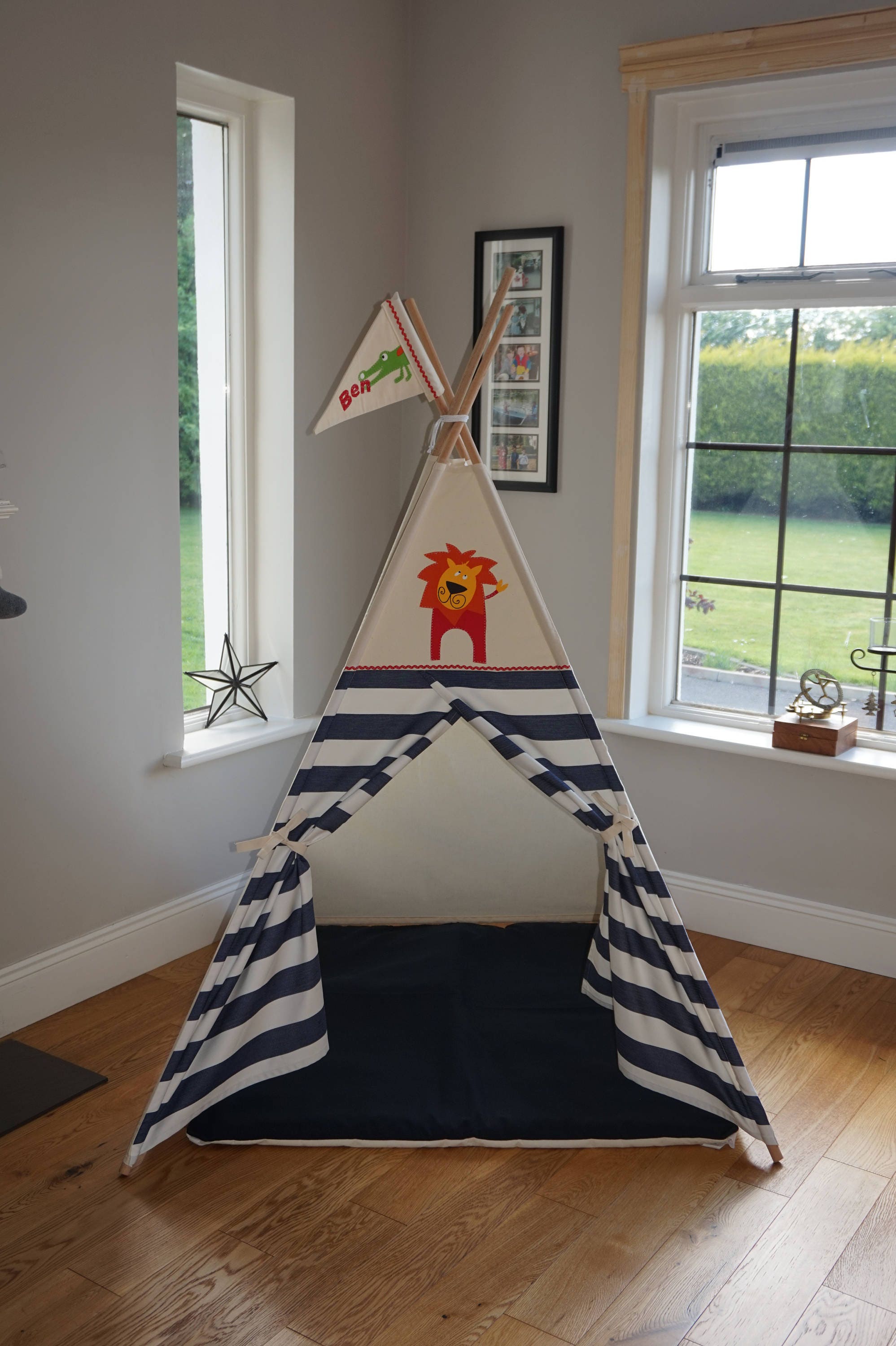 Teepee Play Mat Fitted mat for tepee tipi padded mat custom Etsy