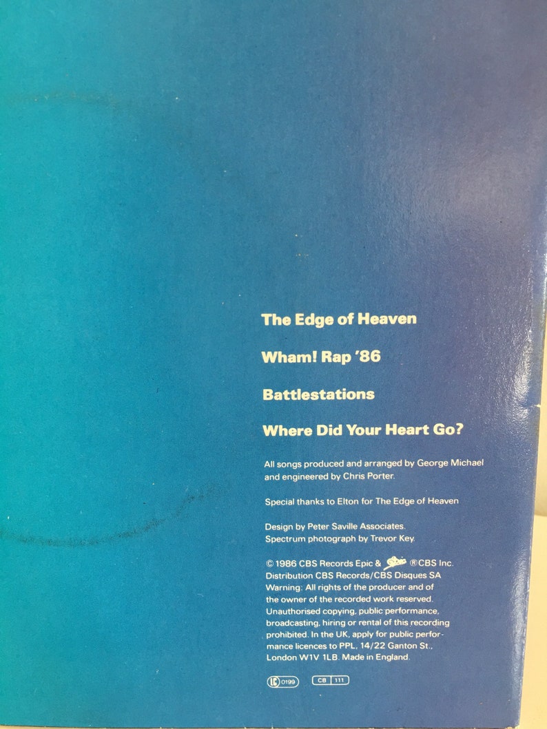 Wham Music From The Edge Of Heaven Full Album