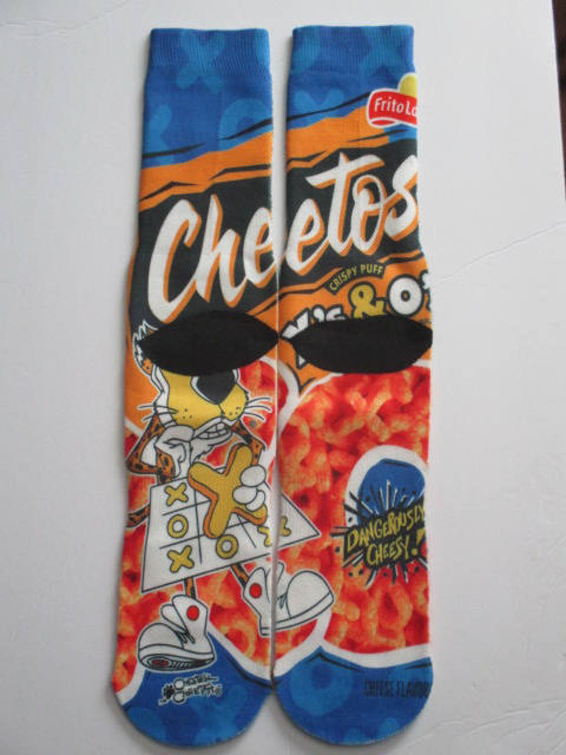 Cheetos x's and o's socks Free Random Keychain Novelty | Etsy