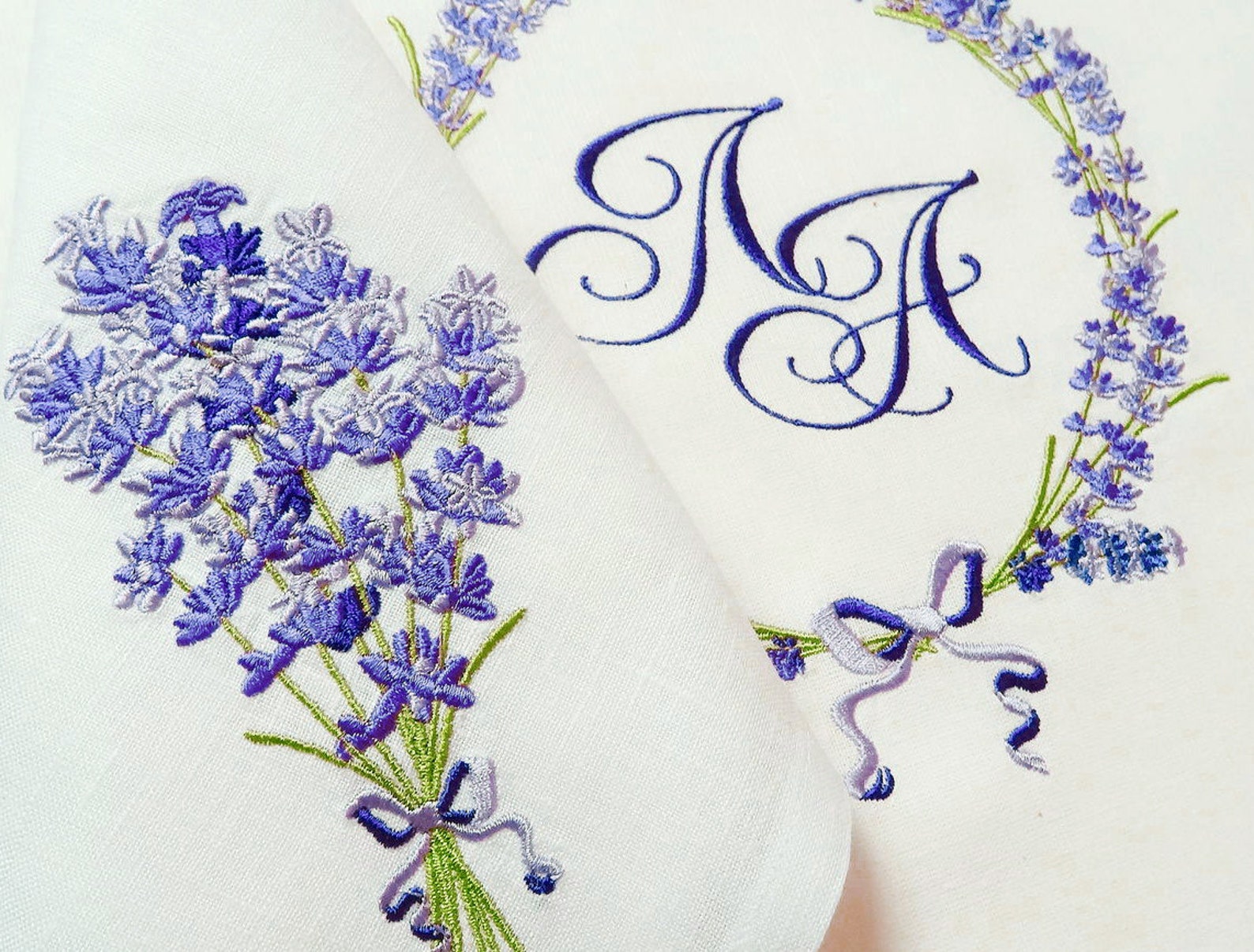 Ensemble de lavande broderie Design parfumé à la machine | Etsy