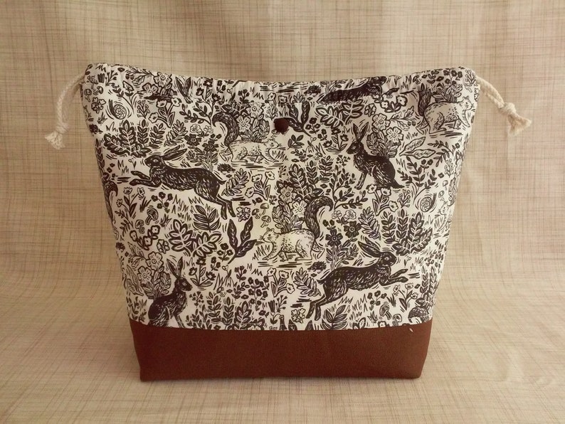 Cotton Steel Rifle Paper Co. Wildwood Fable large knitting Etsy