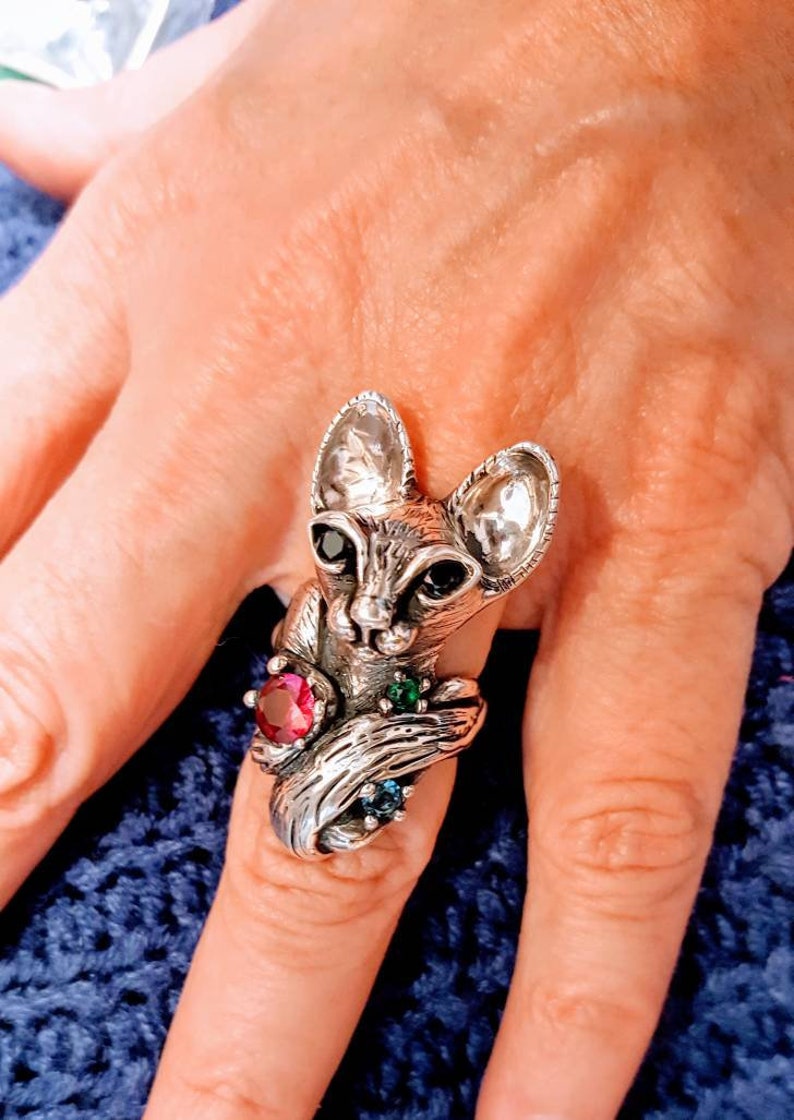 cat ring etsy