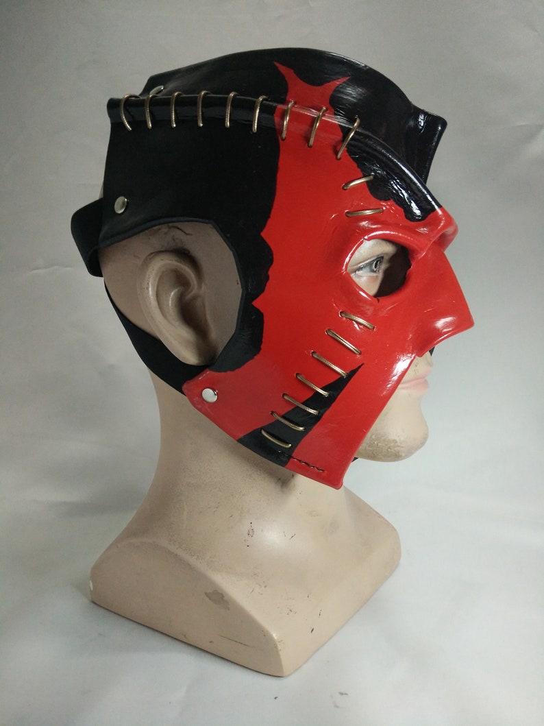 Leather Kane Mask Replica 2003 Halloween Etsy