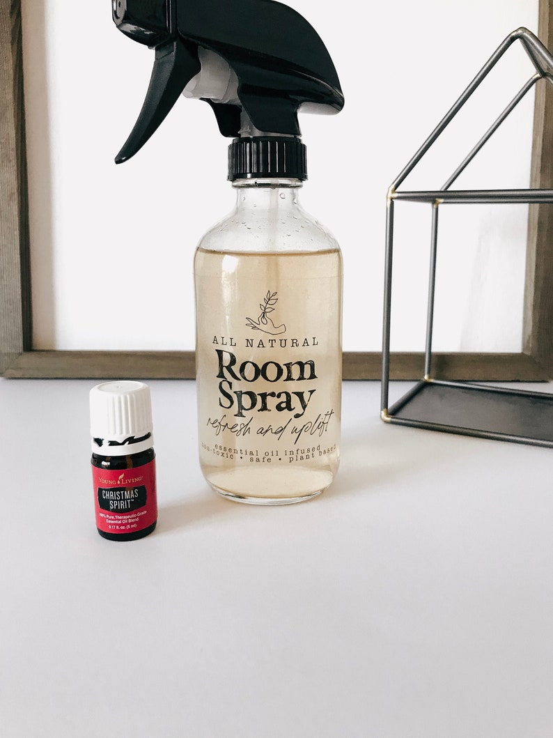 room spray label clear room spray label for spray bottles etsy