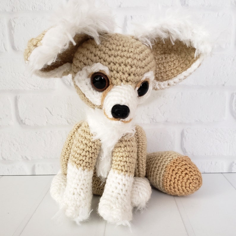 Fox crochet pattern Fox Amigurumi Pattern Fennec Fox Etsy