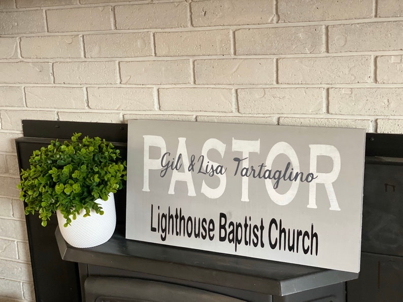 Pastor Appreciation Wooden Sign. Pastor Appreciation Gift | Etsy
