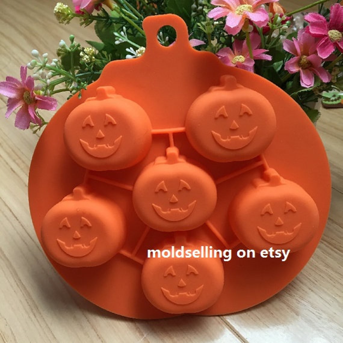 Halloween Pumpkin Cake Mold Soap Mold Silicone Mold Biscuit Etsy