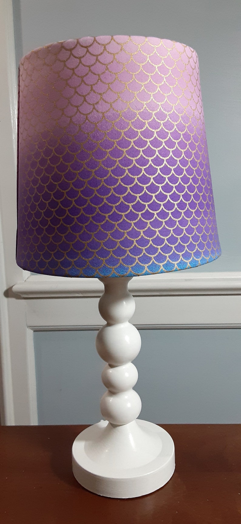 purple nursery lamp