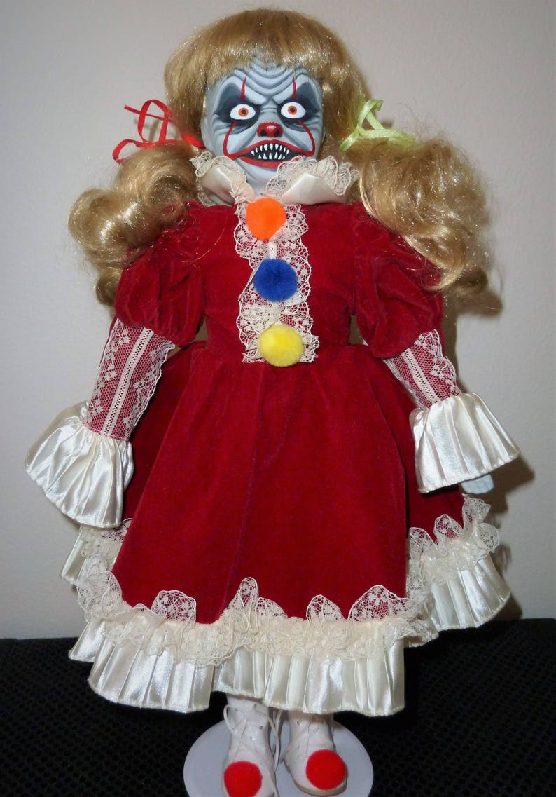 creepy clown doll