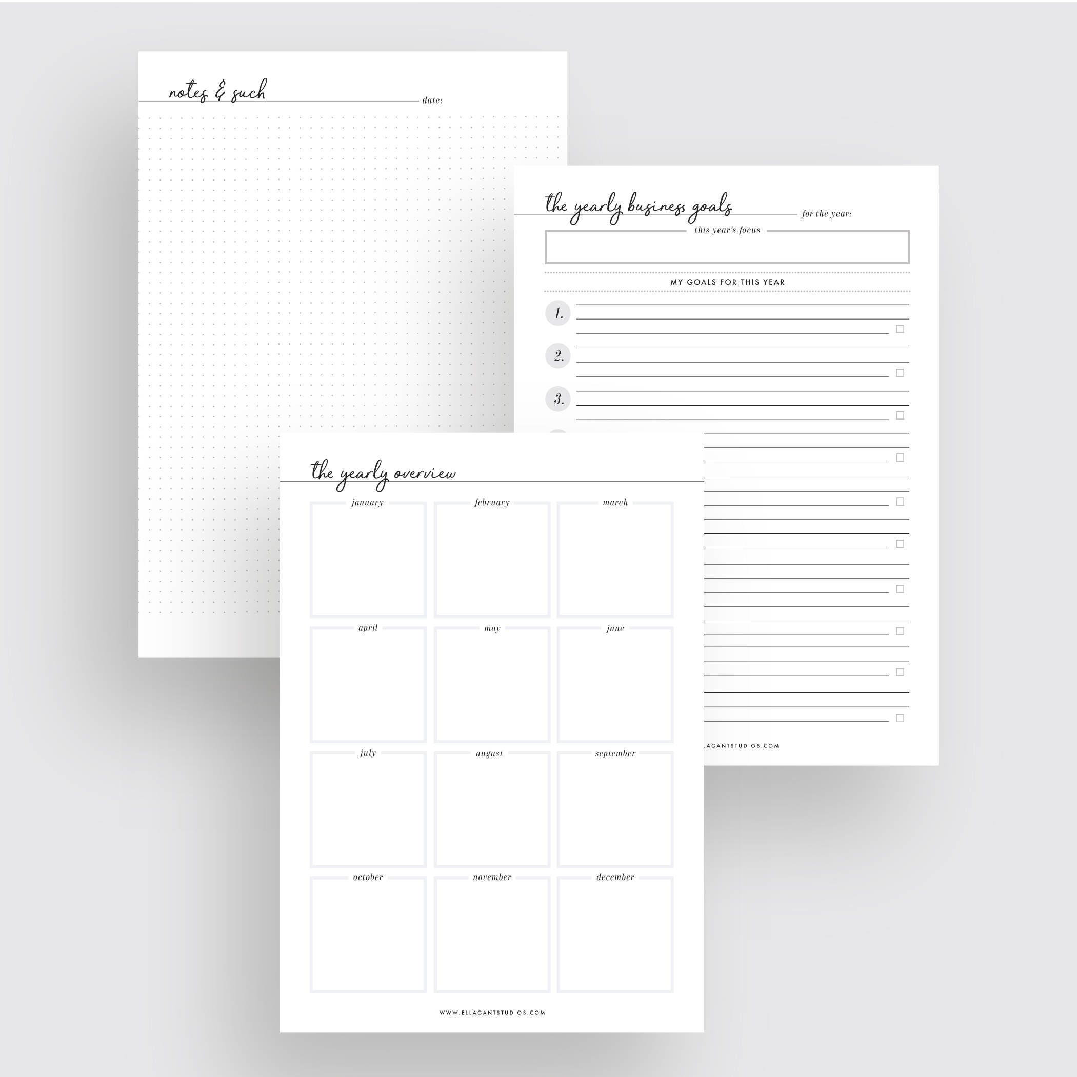 Online business planner small business planner etsy planner Etsy