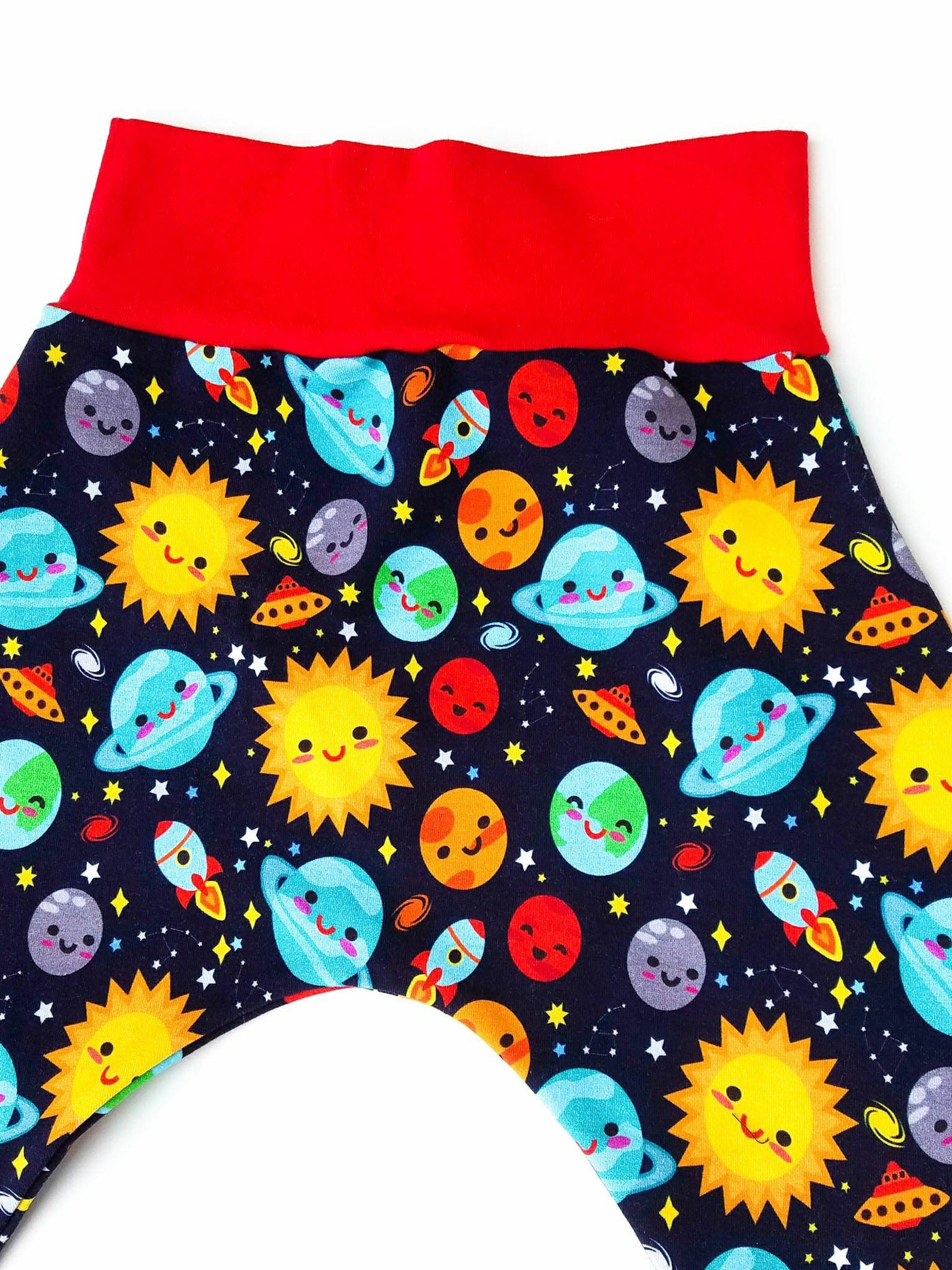 Galaxy Harem Pants For Boys Solar System Jogger. Spaceship | Etsy