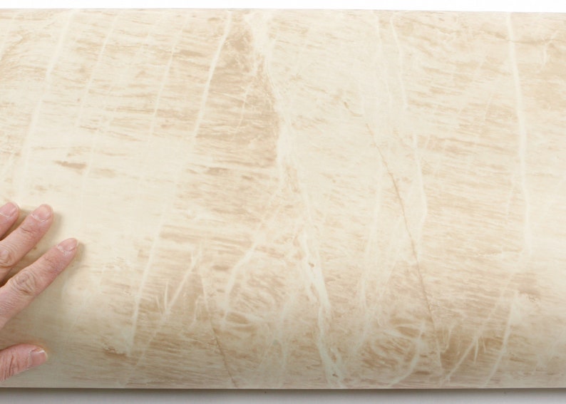 ROSEROSA Peel and Stick PVC Premium Faux Marble Instant Self-Adhesive Covering Countertop Backsplash Grigio GM4701-3 1.96 feet X 8.20 feet