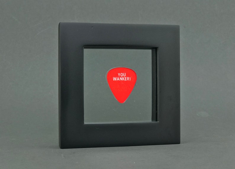 3 x 3 CLEAR Guitar Pick Display Frame Double Etsy