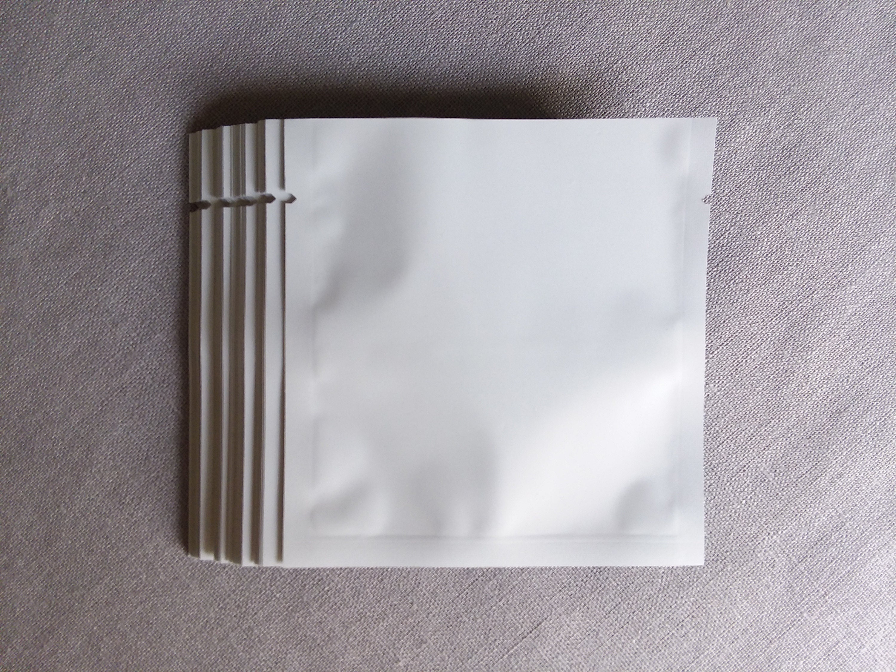 50 White Sample Packets Heat Seal Empty .5 oz. Bag for Tea Etsy