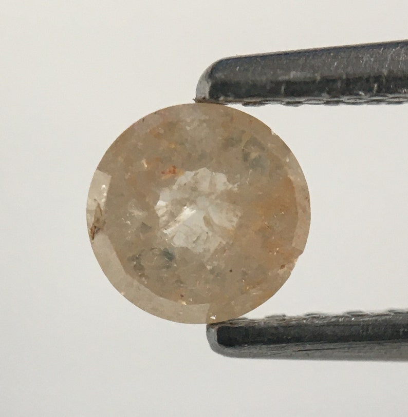 Rose cut Loose Natural diamond SJ5126 1.49 Ct Natural Loose Diamond Rose Cut Round Shape Ice Grey Color 3 pcs 4.36 mm to 4.46 mm