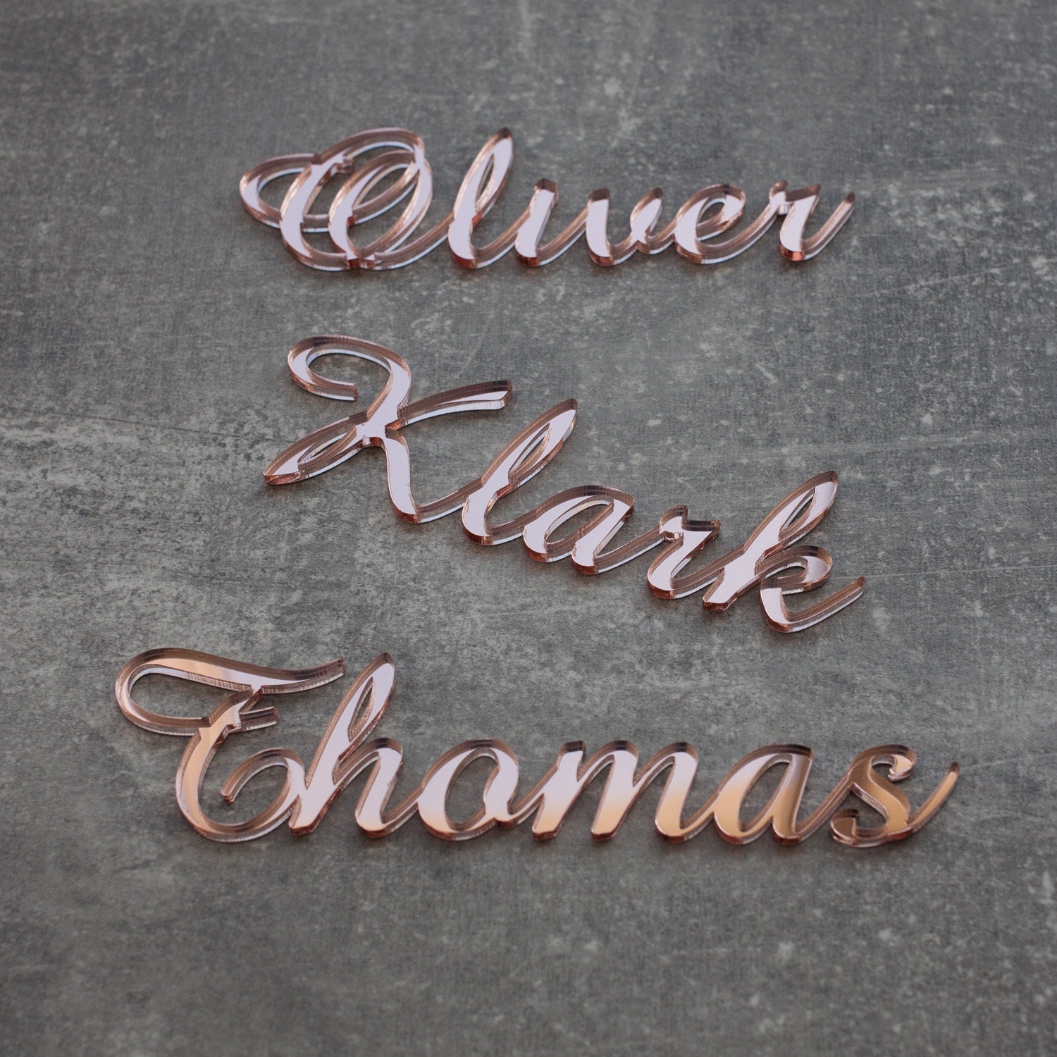 Acrylic place cards Set of wedding place cards wedding table Etsy