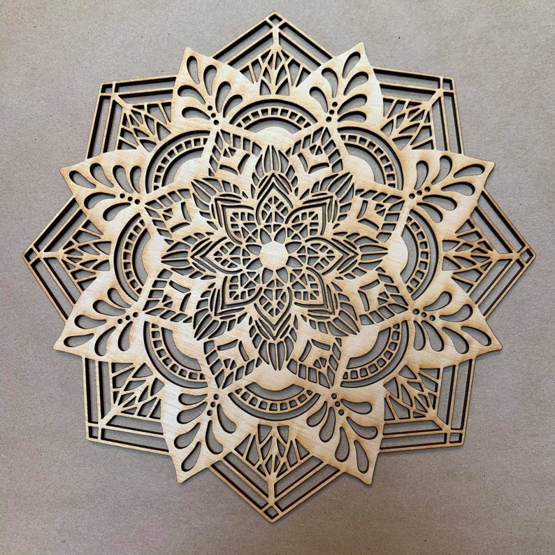 Intricate Mandala Unfinished Wood frame. Resin art frame. DIY | Etsy