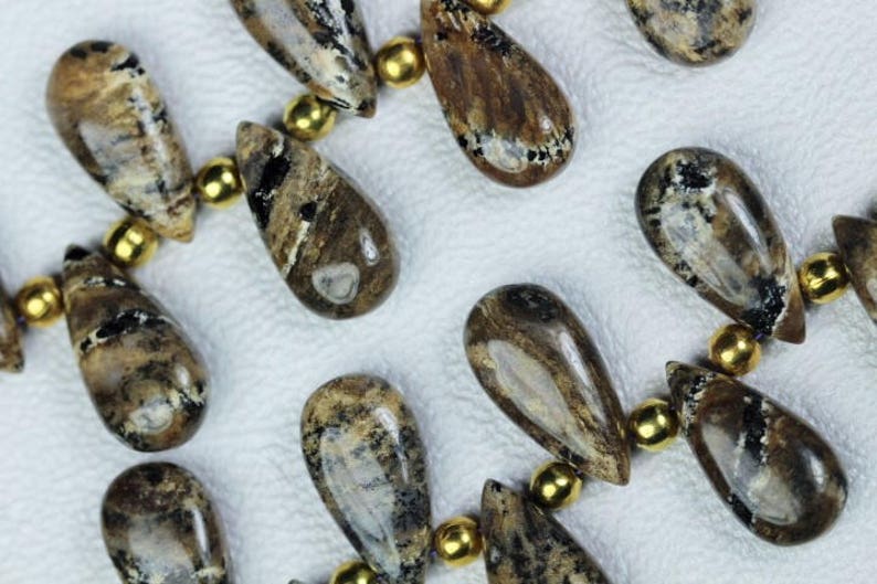 20 piece smooth Agate briolette beads 8 x 17 mm Approx