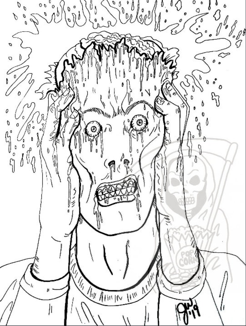 Gore Coloring Pages