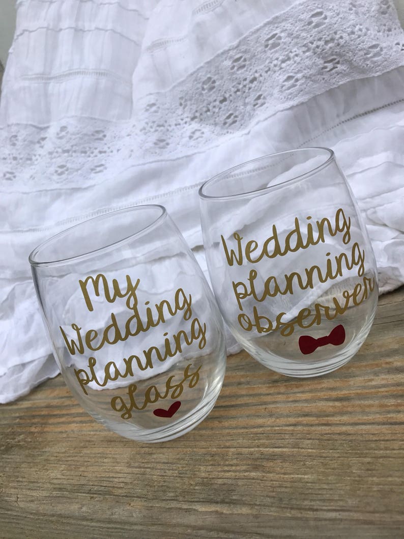 Download Wedding planning glass wedding planning observerengagement | Etsy