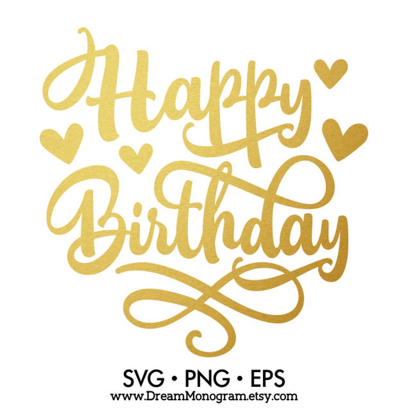 Cricut Happy Birthday Card Svg