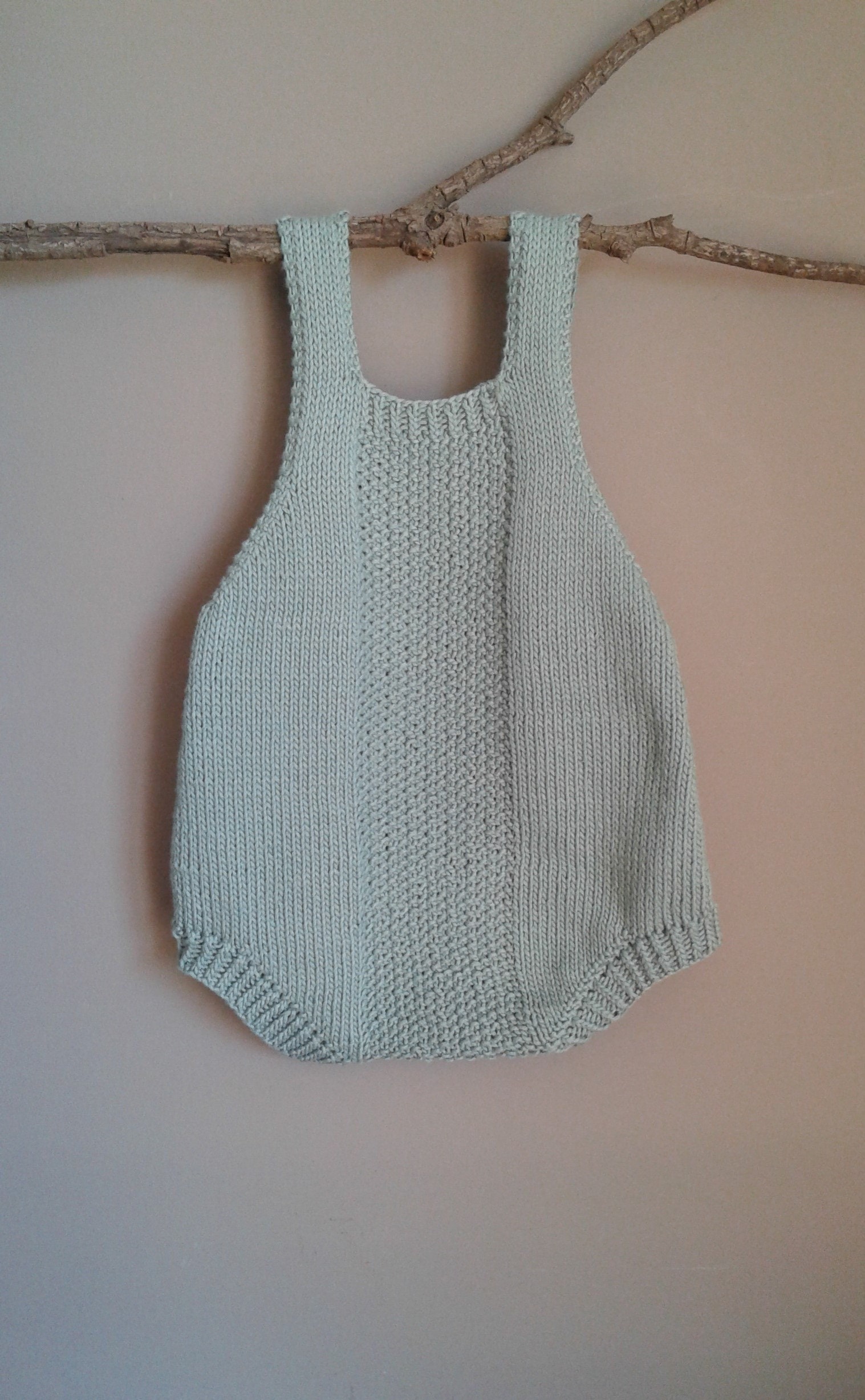 PDF Knitting Pattern Spring Duo Baby Romper and Cardigan | Etsy