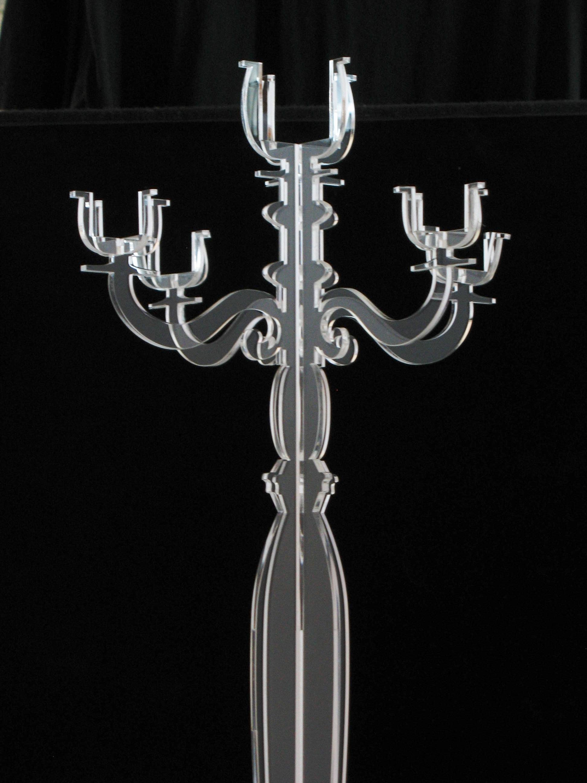 Candelabra C125 LED Candle Holder Laser Cut Acrylic Etsy