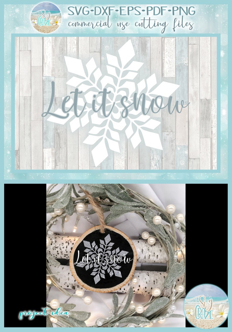 Let It Snow Christmas Song Lyrics Quote SVG Files For Cricut Etsy
