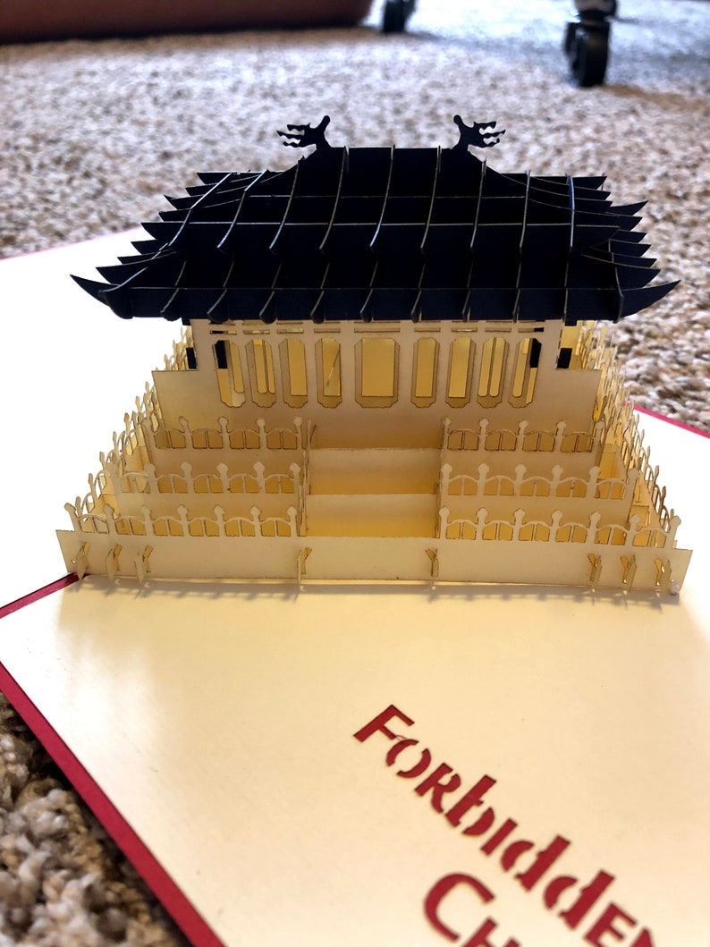Travel Themed Cards Forbidden City of China