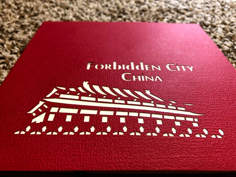 Travel Themed Cards Forbidden City of China