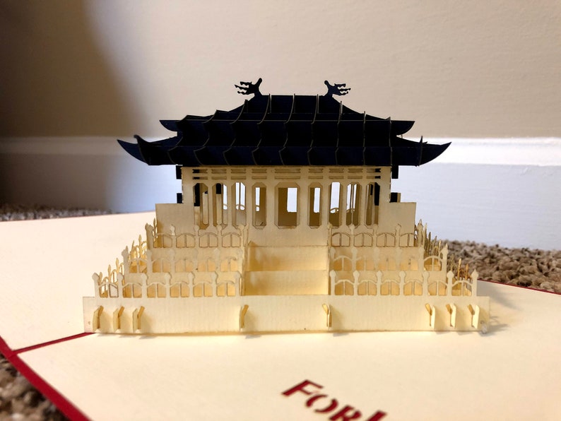 Travel Themed Cards Forbidden City of China