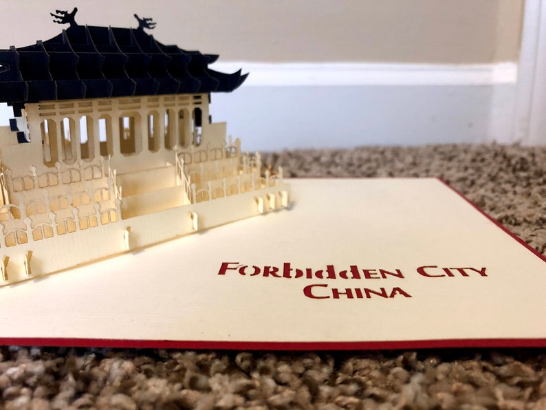 Travel Themed Cards Forbidden City of China