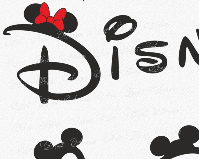 Download Disney Alphabet SVG Disney font svg Ears svg Minnie font ...