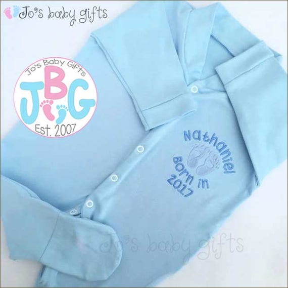 baby blue sleepsuits