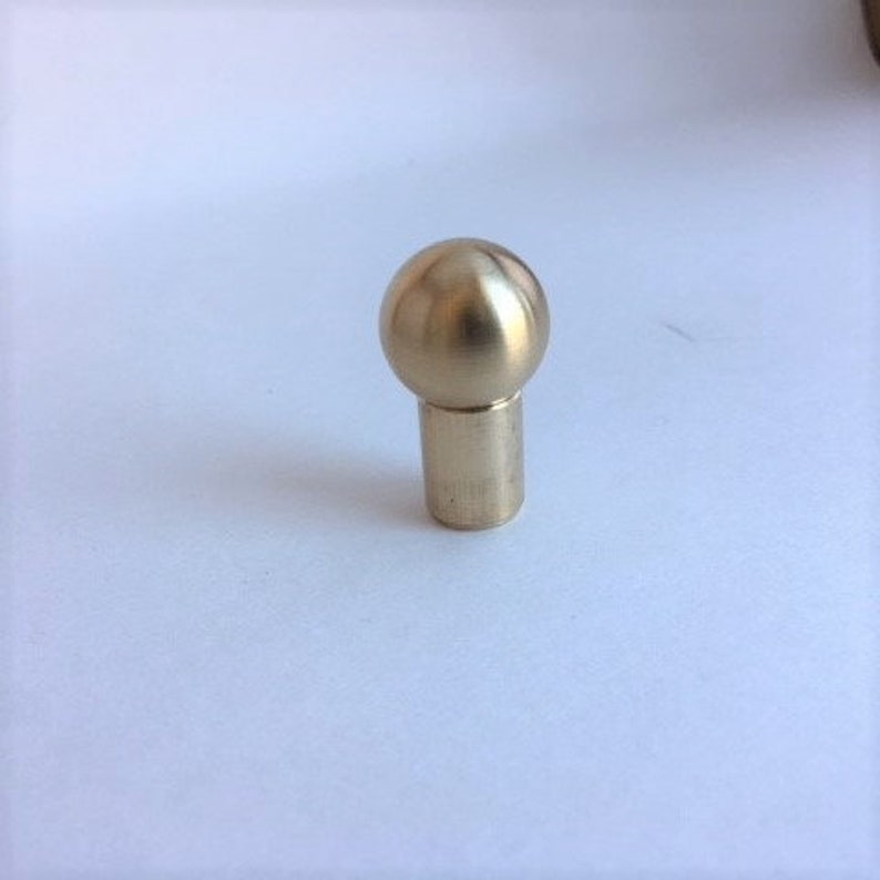 Ball Pull Ball Knob Modern Small Brass Ball Pull Mid Century Etsy 9974