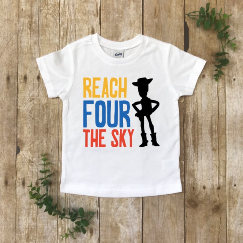 Reach Four the Sky Toy Story Birthday Party 4th Birthday | Etsy