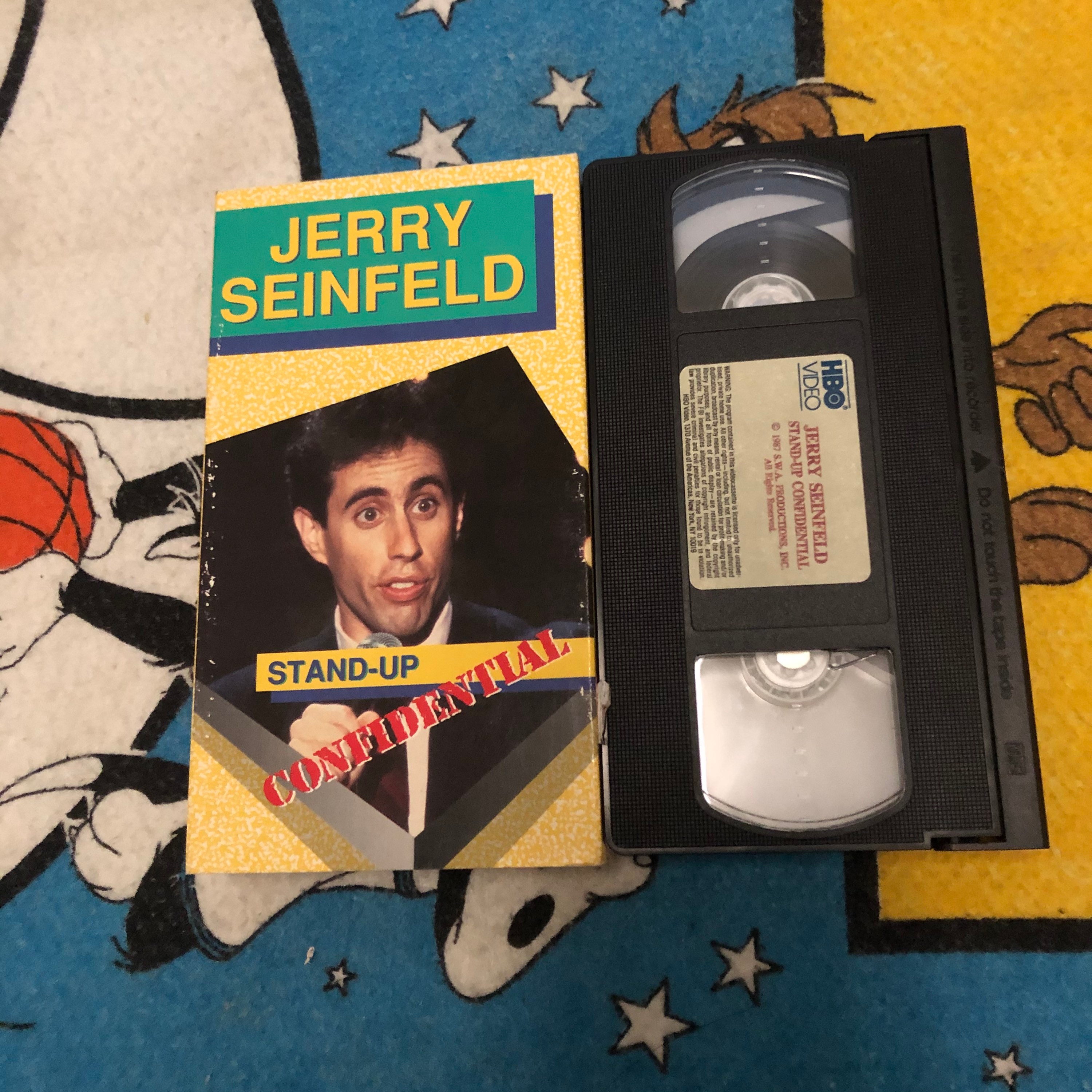 Jerry Seinfeld Stand Up Confidential HBO special Vhs Tape Etsy