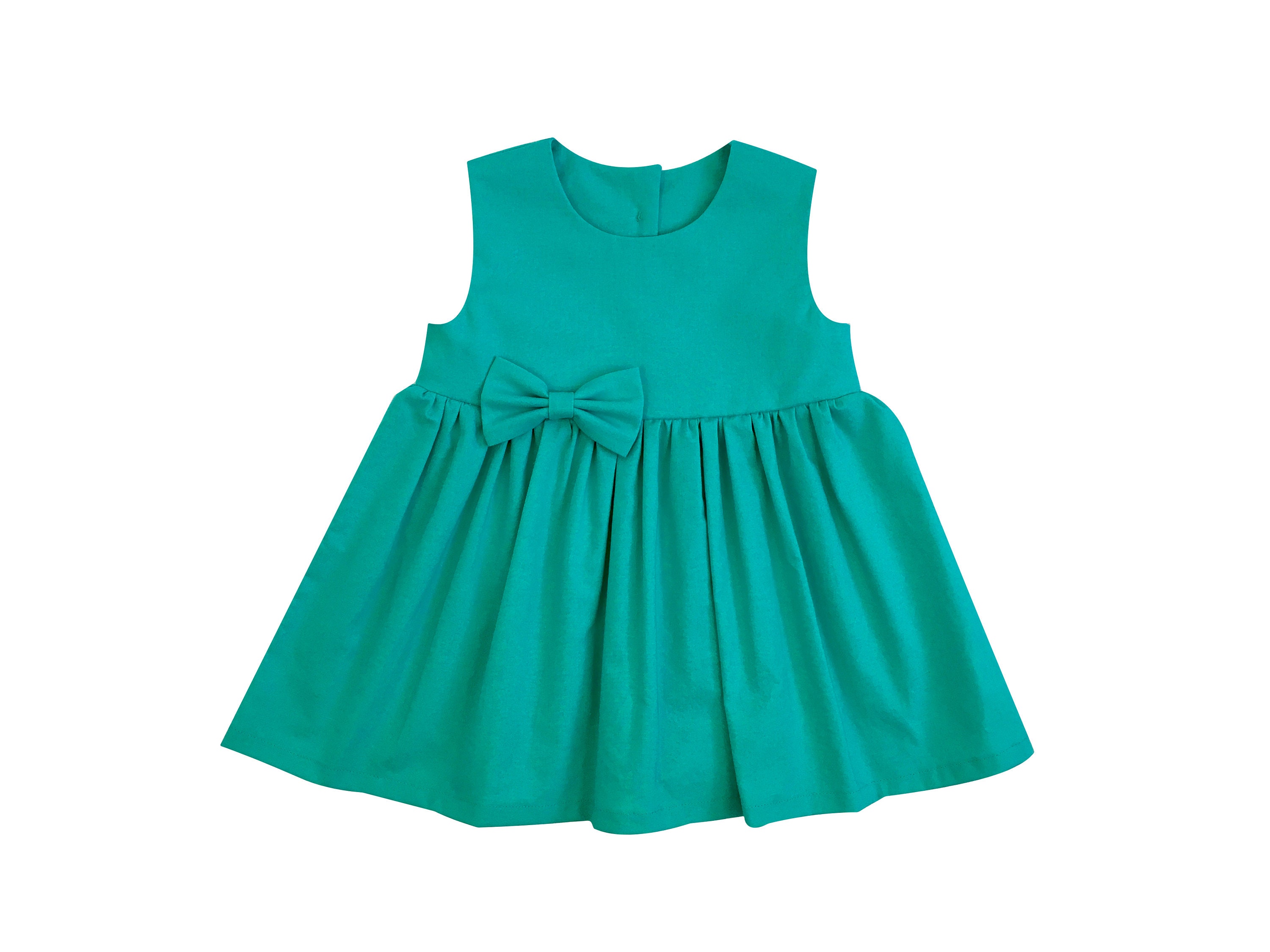 Teal baby dress baby girl dresses teal flower girl teal Etsy