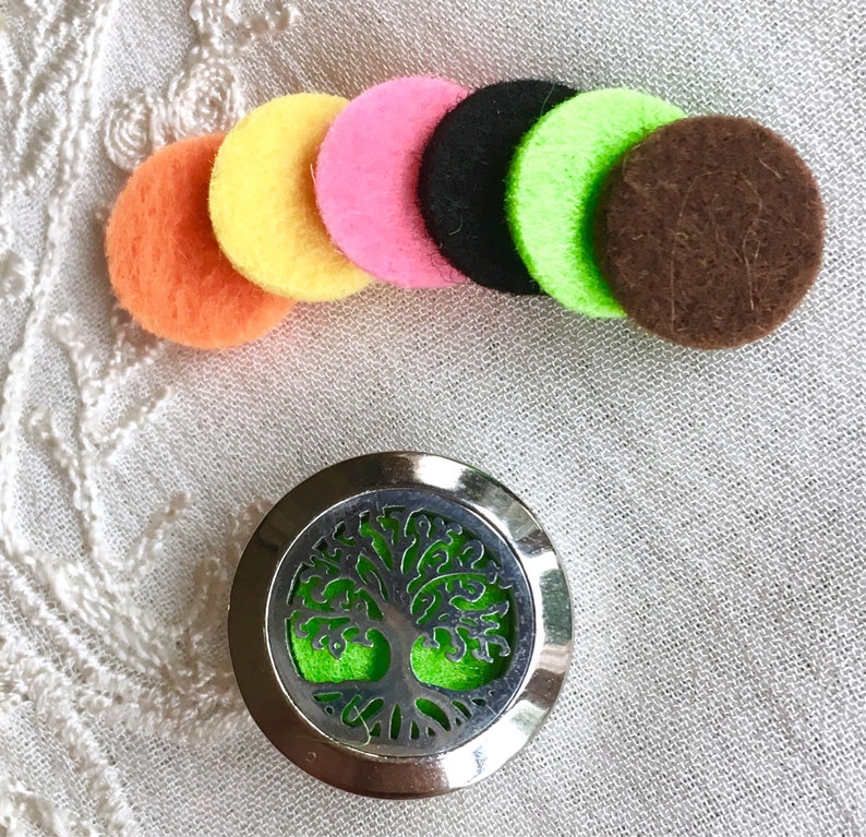 12mm Replacement Felt Pads for 20mm Aromatherapy Locket Etsy
