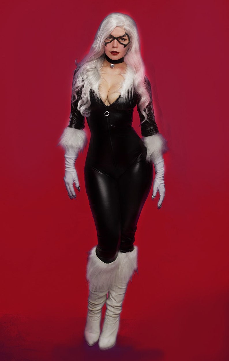 Black Cat full cosplay costume Marvel comics Etsy
