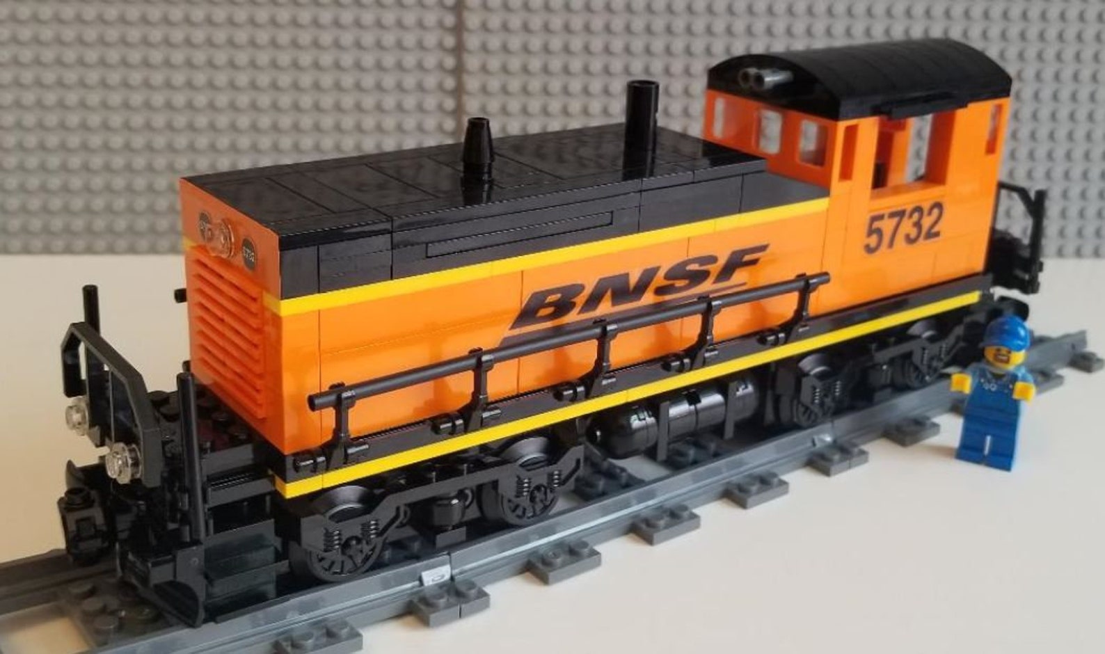 Custom Lego Train BNSF Switcher Please Read | Etsy