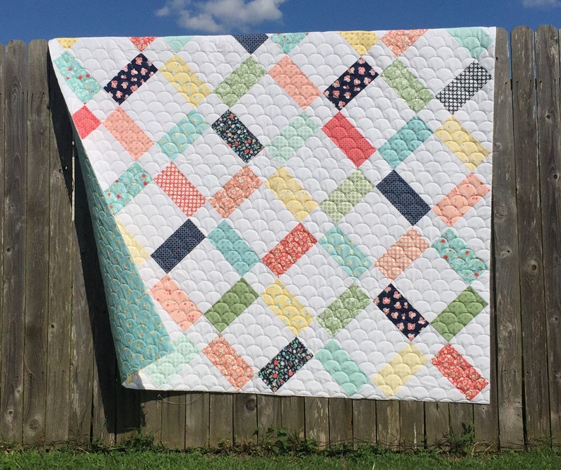 Garden Path PDF Digital Quilt Pattern by Pieced Just Sew | Etsy