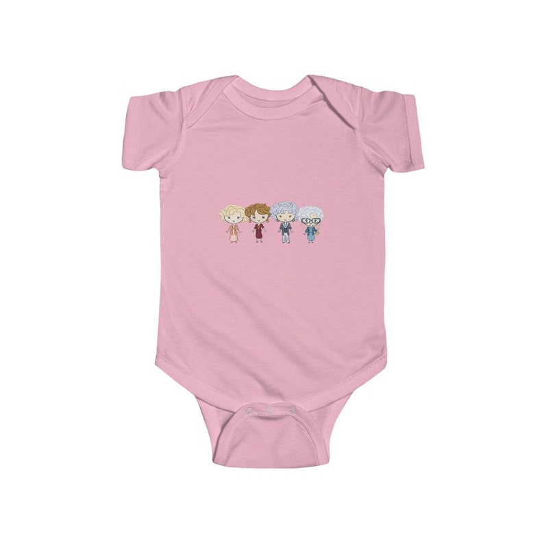 Miami Dorothy Baby Gift Blanche Baby Shower Retro Sofia 80s Rose Golden Girls Classic Short Sleeve Bodysuit Stay Golden