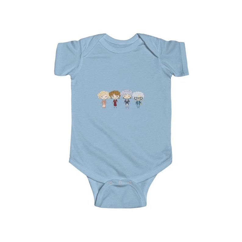 Miami Dorothy Baby Gift Blanche Baby Shower Retro Sofia 80s Rose Golden Girls Classic Short Sleeve Bodysuit Stay Golden