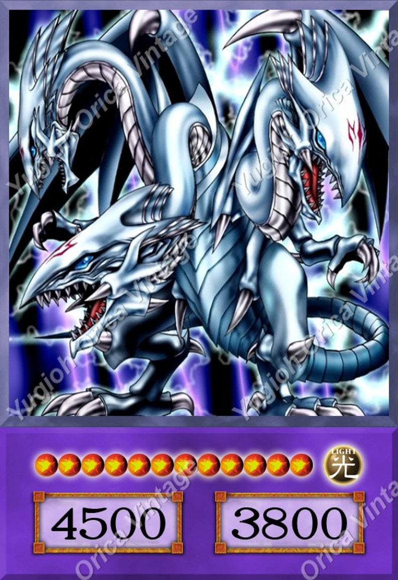 Yugioh Orica Blue Eyes White Dragon 8 cards SET 3 Etsy