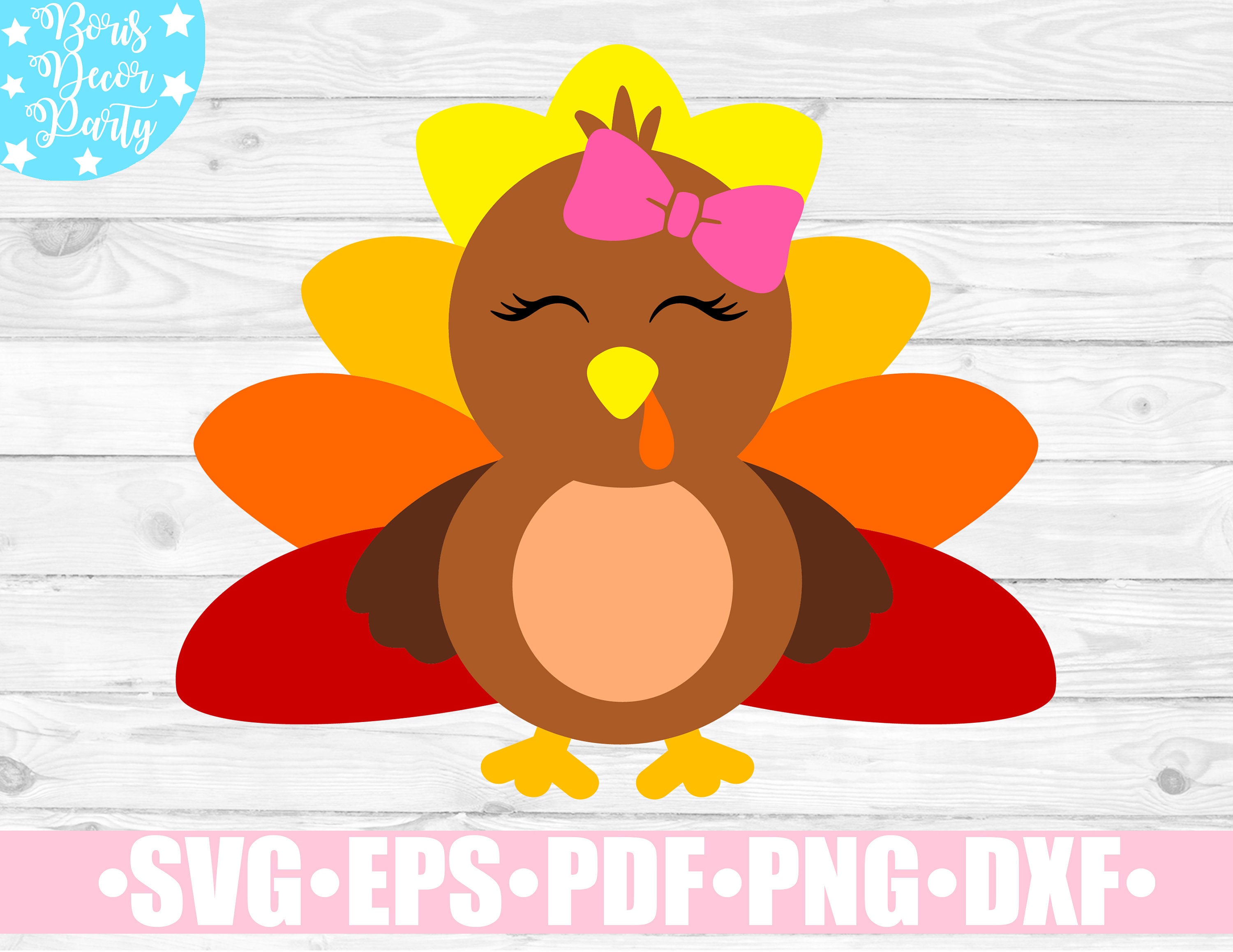 Turkey SVG / Thanksgiving Turkey Svg Files for Cricut and | Etsy